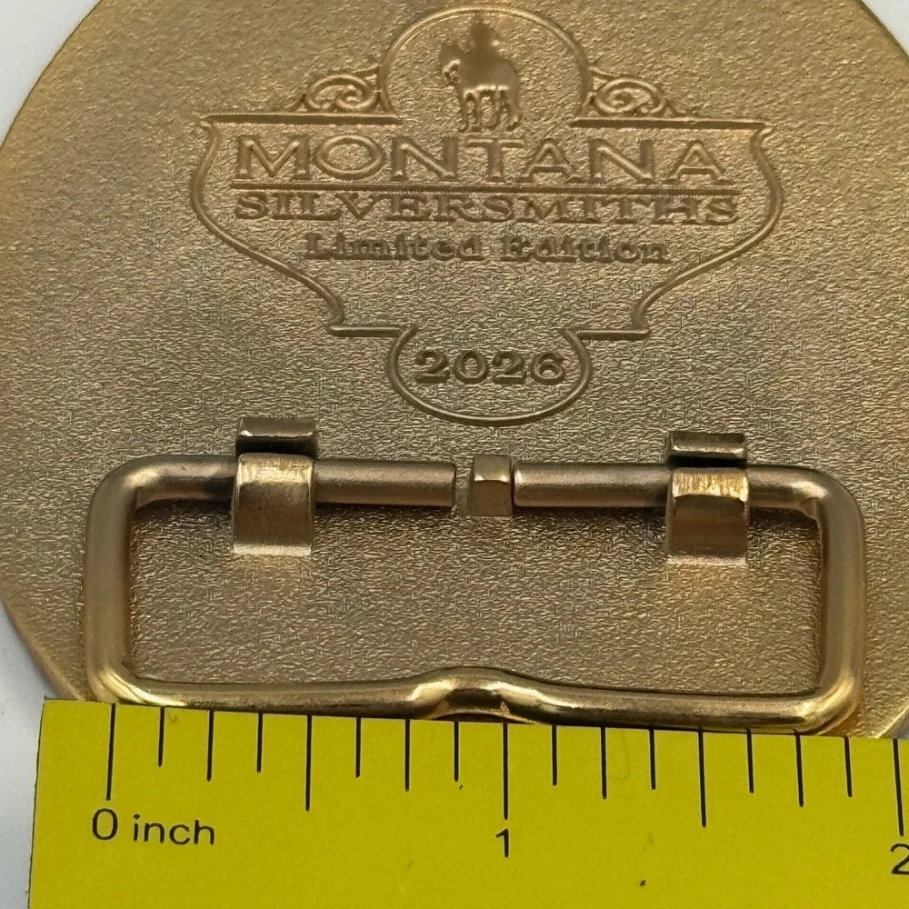 Montana Silversmiths Pendleton Whisky Let'er‎ Buck Belt Buckle Limited Ed 2026
